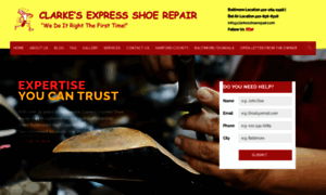 Clarkesshoerepair.com thumbnail