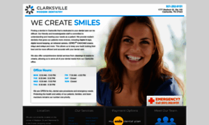 Clarksvillemoderndentistry.smilegeneration.com thumbnail