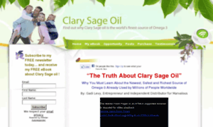 Clarysageoil.org thumbnail