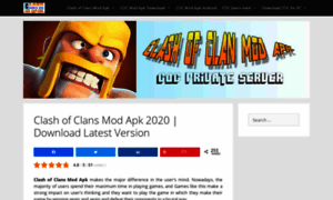 Clashofclansmodapkdownload.com thumbnail