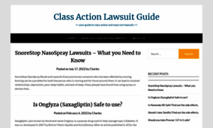 Classactionlawsuitguide.com thumbnail