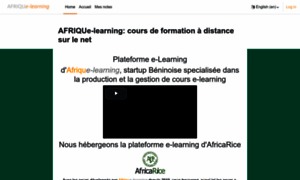Classes.afrique-learning.com thumbnail