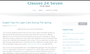 Classes24seven.com thumbnail