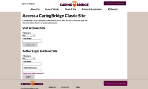 Classic.caringbridge.org thumbnail