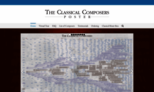 Classicalcomposersposter.com thumbnail