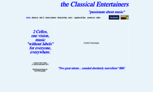 Classicalentertainers.com thumbnail