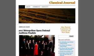 Classicaljournal.wordpress.com thumbnail