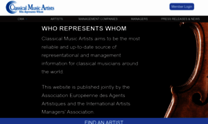 Classicalmusicartists.com thumbnail