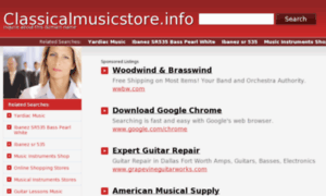 Classicalmusicstore.info thumbnail