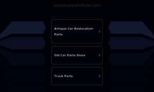 Classiccarpartsfinder.com thumbnail