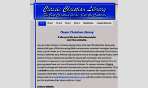 Classicchristianlibrary.com thumbnail
