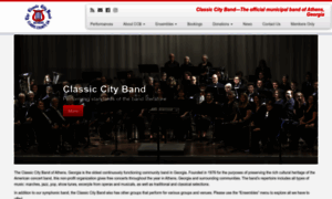 Classiccityband.org thumbnail