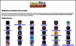 Classicfreearcade.com thumbnail