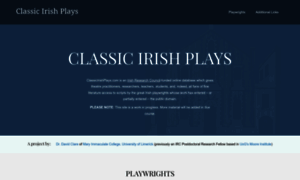 Classicirishplays.com thumbnail