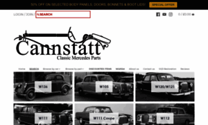 Classicmercedesparts.co.uk thumbnail