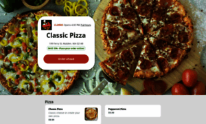 Classicpizzamalden.com thumbnail