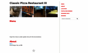 Classicpizzarestaurantiiibolton.bestcafes.online thumbnail