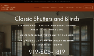 Classicshuttersandblinds.com thumbnail