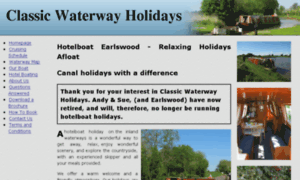 Classicwaterwayholidays.co.uk thumbnail