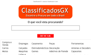 Classificadosgx.com.br thumbnail