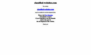 Classified-websites.com thumbnail