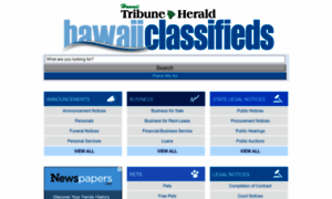 Classified.hawaiitribune-herald.com thumbnail