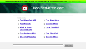 Classified4free.com thumbnail