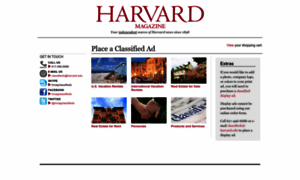 Classifieds.harvardmagazine.com thumbnail