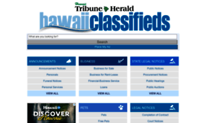 Classifieds.hawaiitribune-herald.com thumbnail