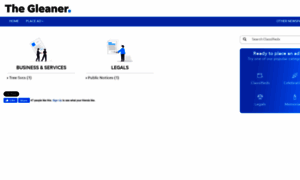 Classifieds.thegleaner.com thumbnail
