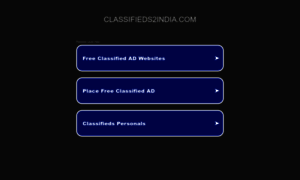 Classifieds2india.com thumbnail