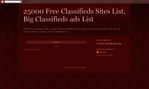 Classifiedsadslist.blogspot.com thumbnail