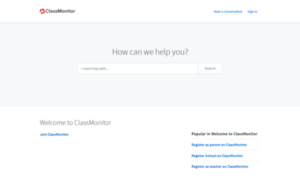 Classmonitor.kayako.com thumbnail