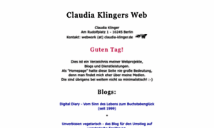 Claudia-klinger.de thumbnail