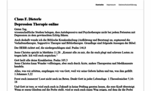 Claus-f-dieterle-depression-therapie-online.de thumbnail