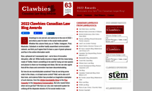 Clawbies.ca thumbnail