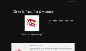 Clawsandpawspetgrooming.com thumbnail