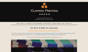 Clawsonprinting.com thumbnail