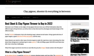 Claypigeonthrower.org thumbnail