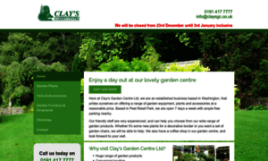 Claysgardencentreltdwashington.co.uk thumbnail