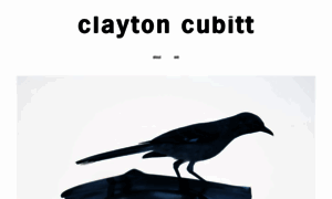 Claytoncubitt.tumblr.com thumbnail
