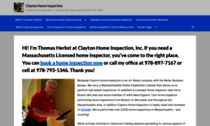 Claytonhomeinspection.com thumbnail