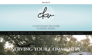 Claytonkayvaughanfuneralhome.com thumbnail