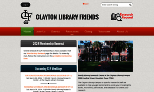 Claytonlibraryfriends.org thumbnail