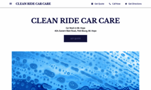 Clean-ride-car-care.business.site thumbnail