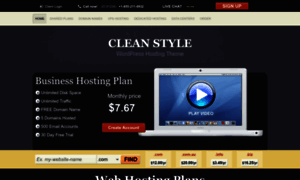 Clean-style.reseller-hosting-themes.com thumbnail