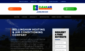 Cleanaircomfortsystems.com thumbnail