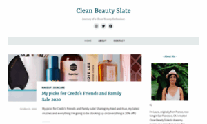 Cleanbeautyslate.com thumbnail