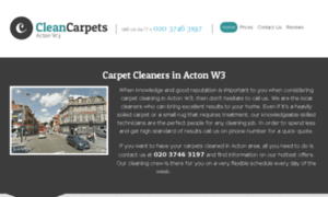 Cleancarpets-acton.co.uk thumbnail