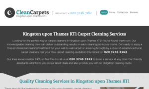 Cleancarpets-kingston.co.uk thumbnail